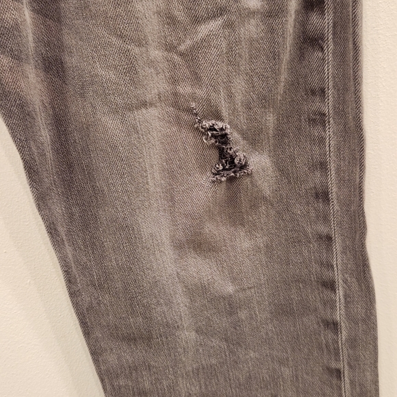 Anthropologie Pilcro The Borrowed Boyfriend Jeans, Grey, Size US 28 - Picture 6 of 8